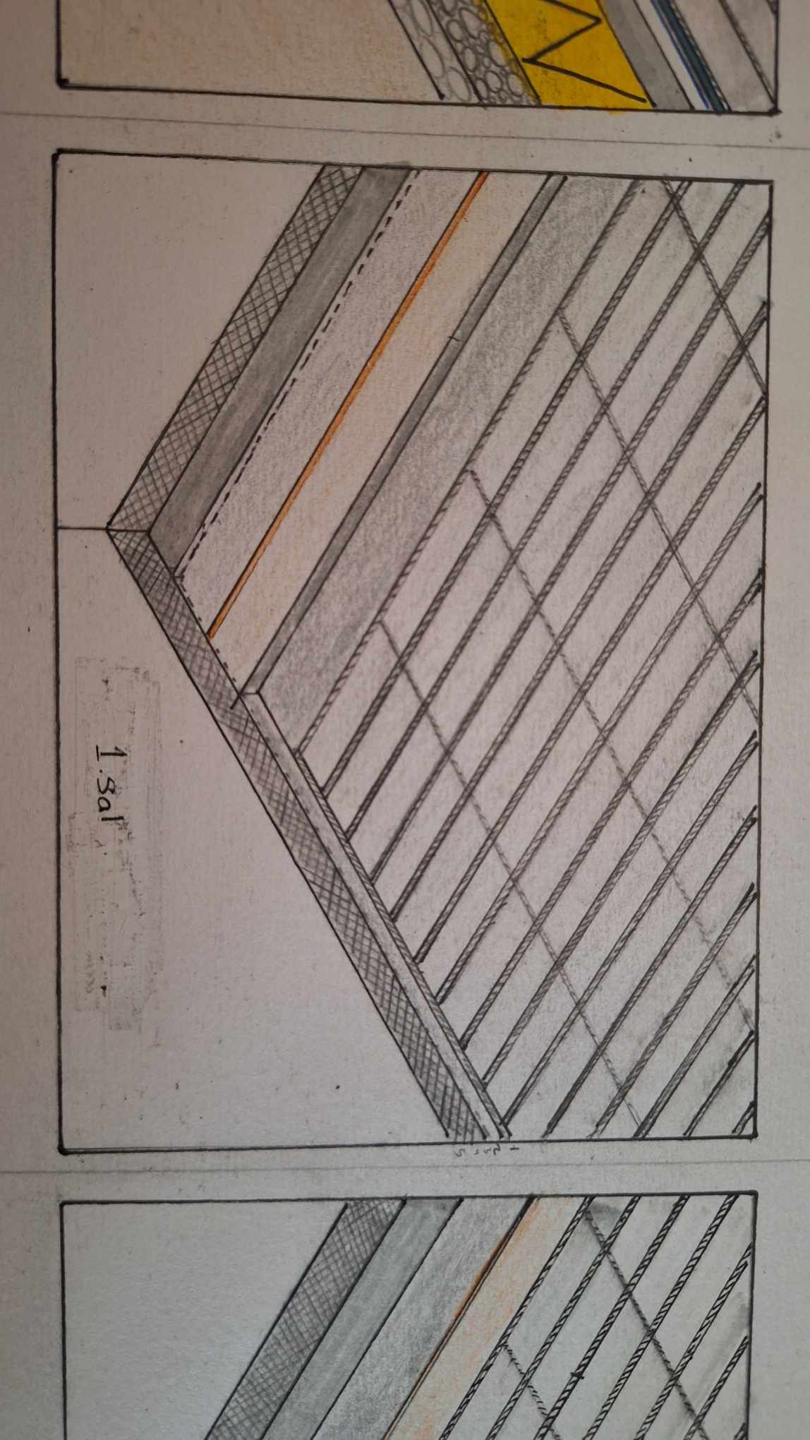 First-floor slab sketch