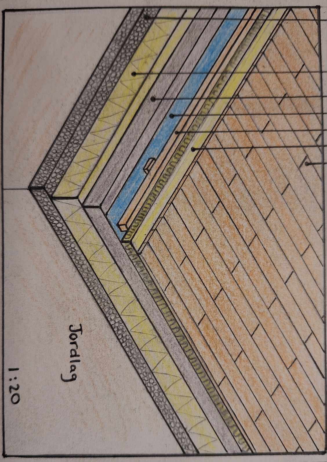 Ground-floor assembly - annotated layers