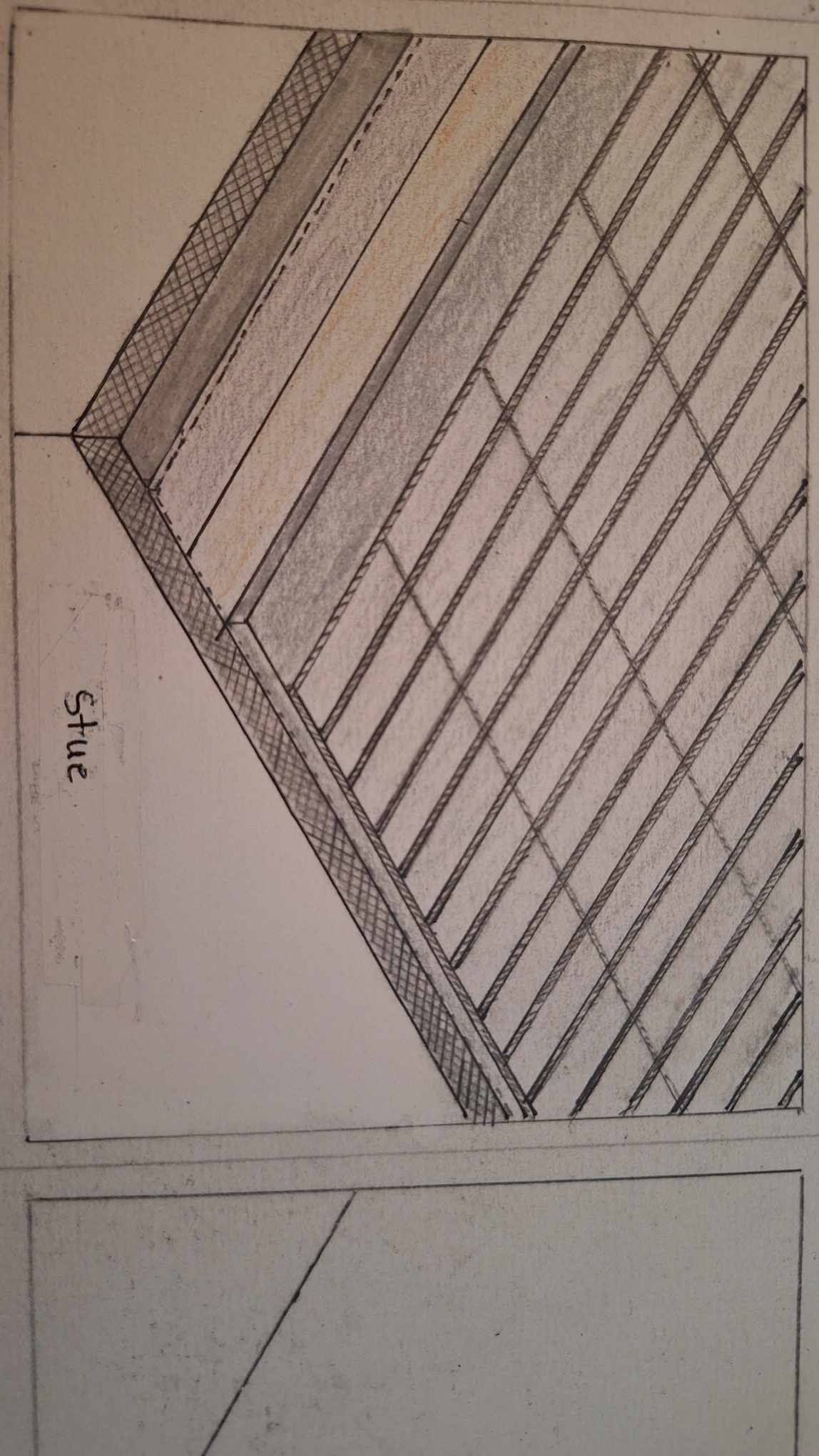 Ground-floor slab sketch