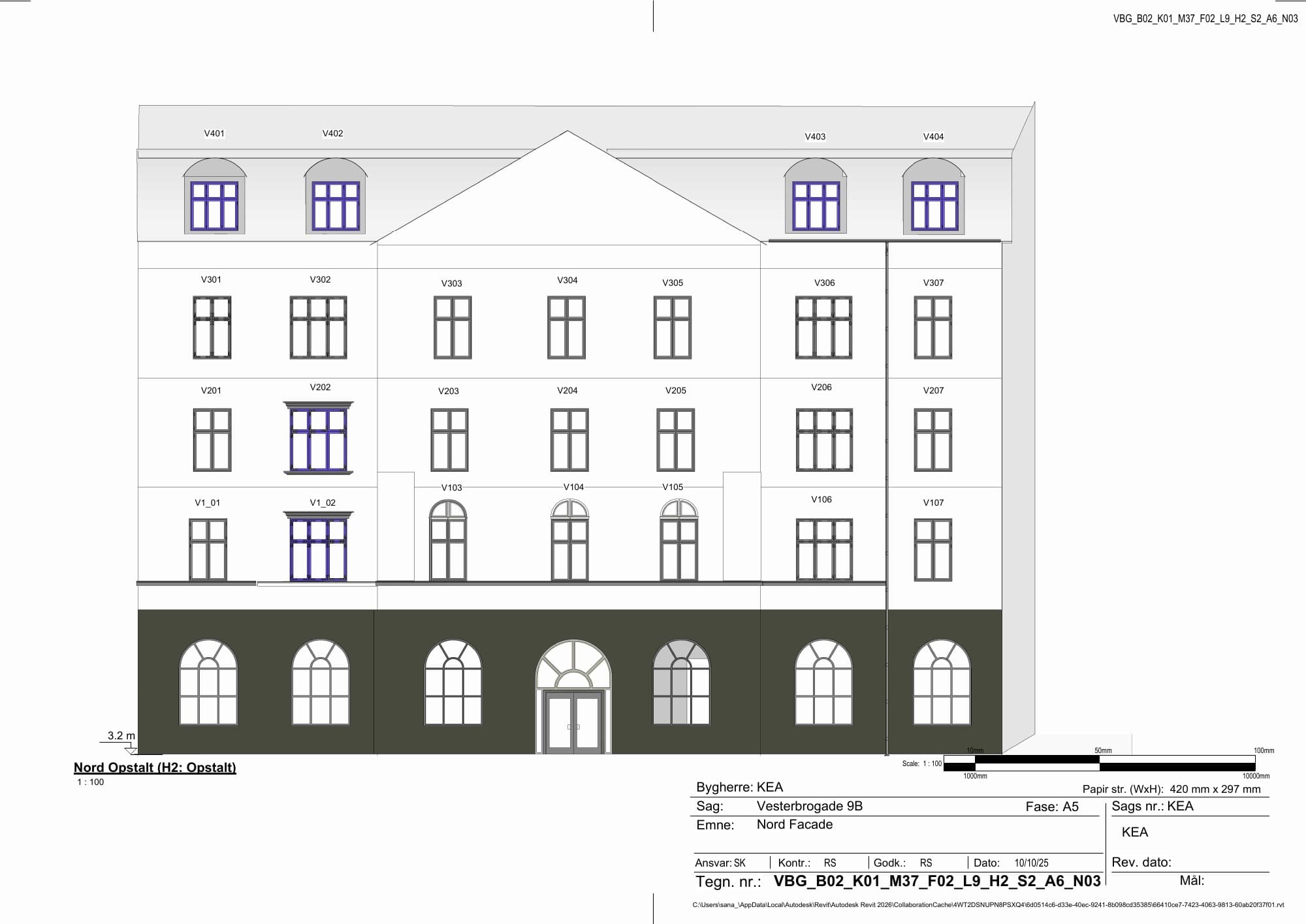 Architectural drawing set