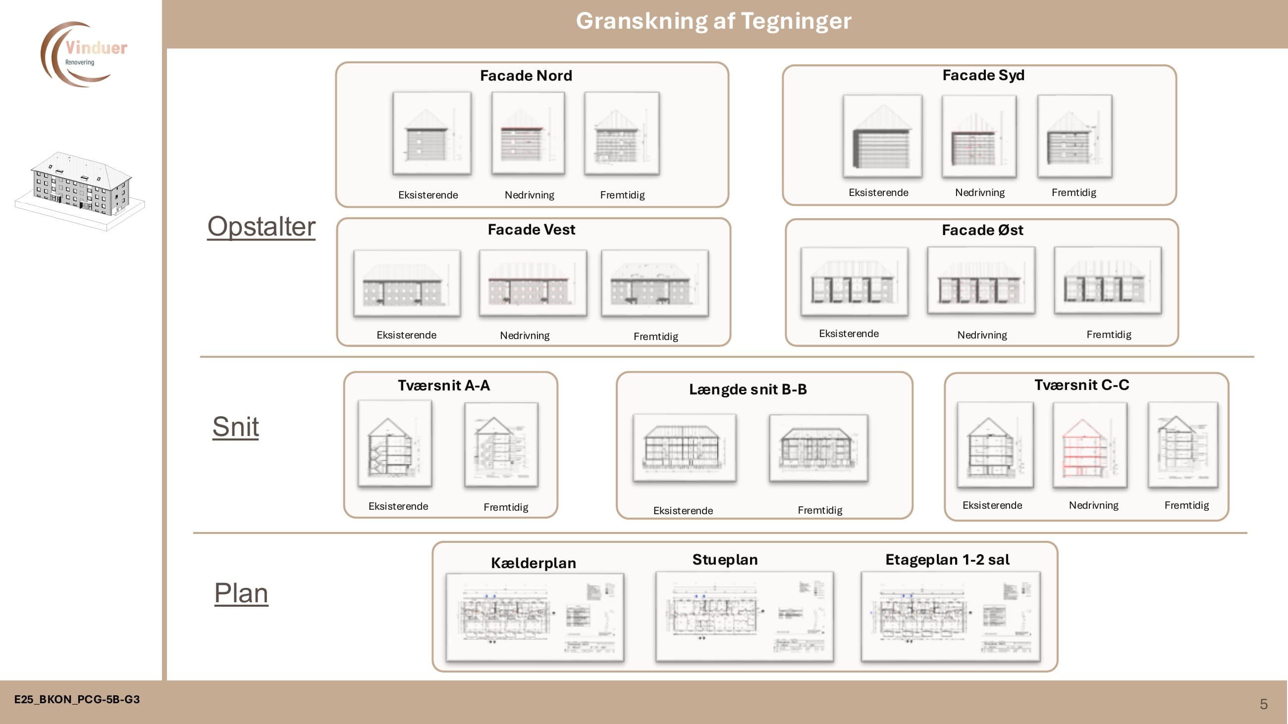 Klostervej - tendering and estimating