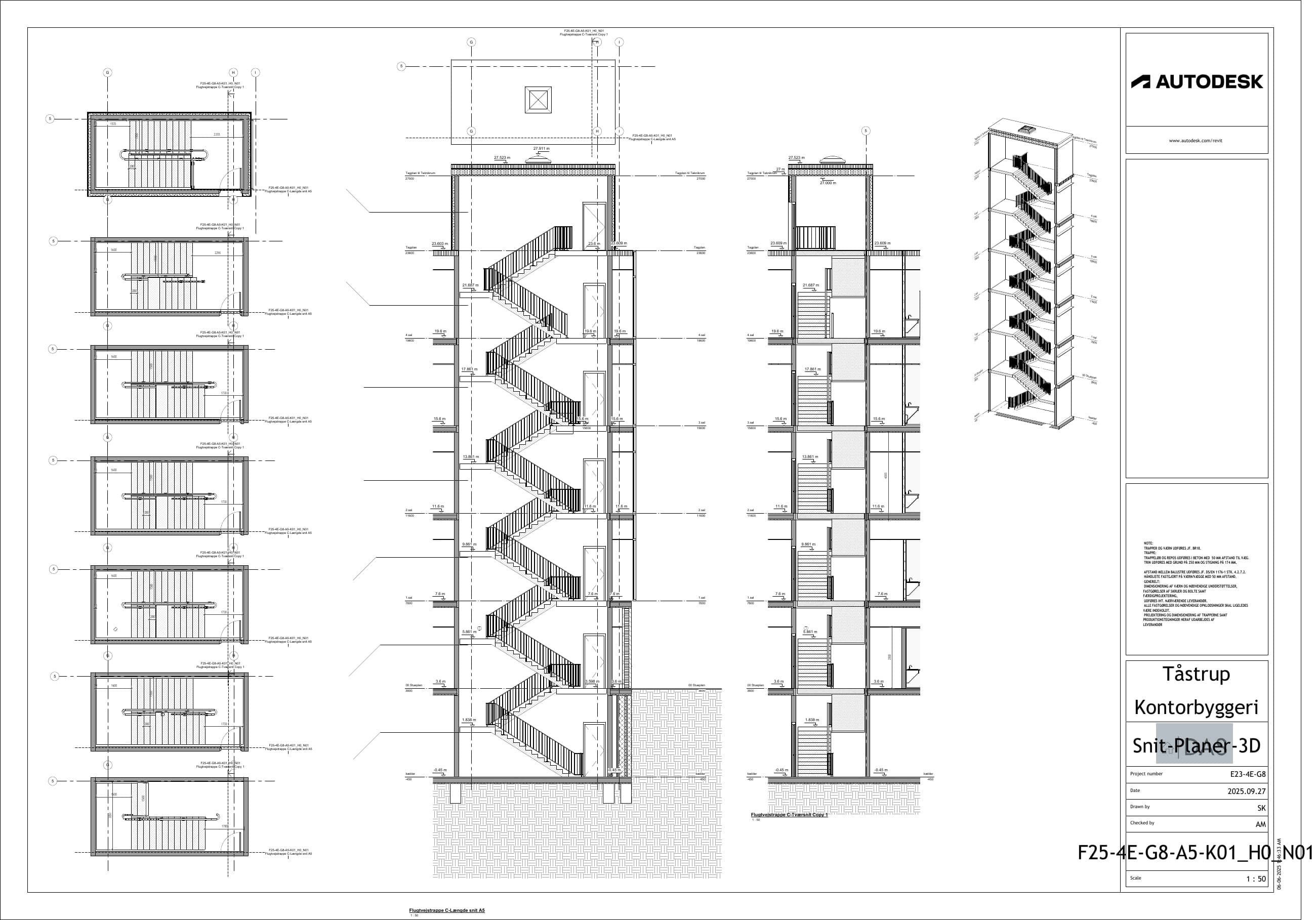 Stair tender drawings